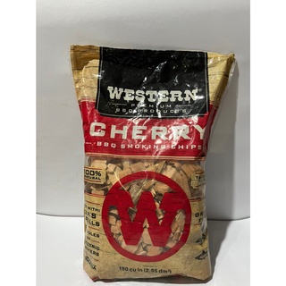 Western Cherry BBQ Smoking Chunks 6.17lbs/2.8kg - ไม้รมควัน ก้อนไม้หอมรมควัน บาร์บีคิว กลิ่นเชอรี่