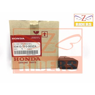 สวิทช์ A/C Honda Jazz 08 แบบนอน สีดำ แท้ศูนย์ อะไหล่รถยนต์ (24512)