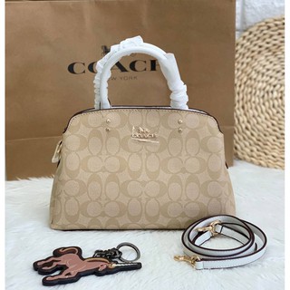 COACH MINI LILLIE CARRYALL IN SIGNATURE CANVAS ((91494))