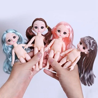 🇹🇭พร้อมส่งของที่ไทย(ตุ๊กตาตัวเปลือยไม่มีชุด)ของเล่นเด็ก สูง16ซม. ชุดสำหรับตุ๊กตา OB11 บาโบลี่