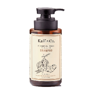 Kaff & Co. Ginger Rhizome & Kaffir Lime Shampoo 300 ml แชมพูสารสกัดเหง้าขิง สำหรับหนังศีรษะมัน ผมร่วง ลีบแบน มีกลิ่นอับ