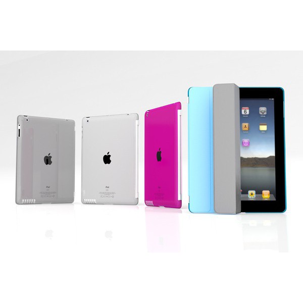 เคสฝาหลัง เคสไอแพด iPad 2 / 3 / 4 งานฝาหลังสวยใสๆ ( เคสแข็ง ) ใช้งานร่วมกับ Smart Cover ได้น้ำหนักเบ
