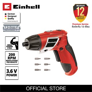 สว่านไขควงไร้สาย Einhell TC-SD 3.6 Li