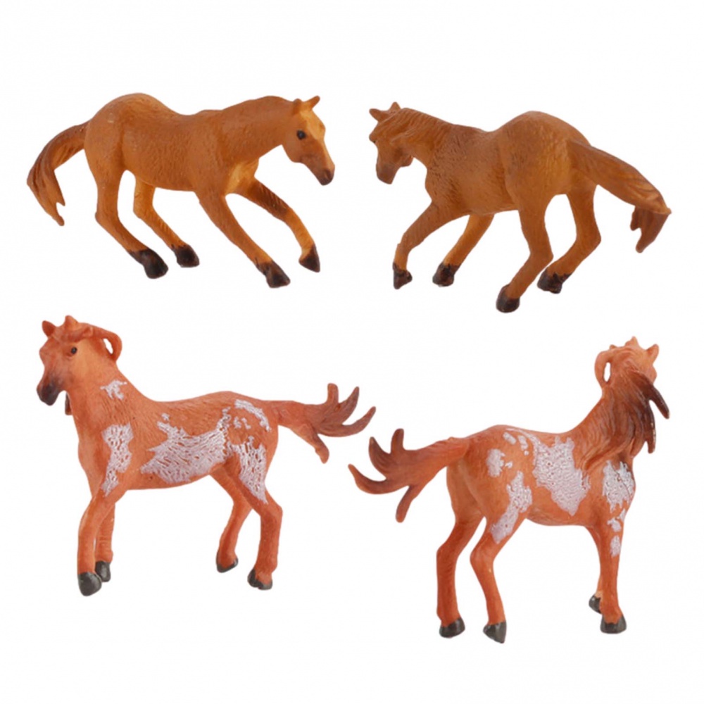 12 ชิ้น / เซต ป่า ป่า สตี๊ด โมเดลจําลอง ม้า ฟิกเกอร์ แอคชั่น ฟิกเกอร์ ม้าอาหรับ ฮันโอเวอร์ ม้า ของเล่นเด็ก ของขวัญ - รูปที่ 5