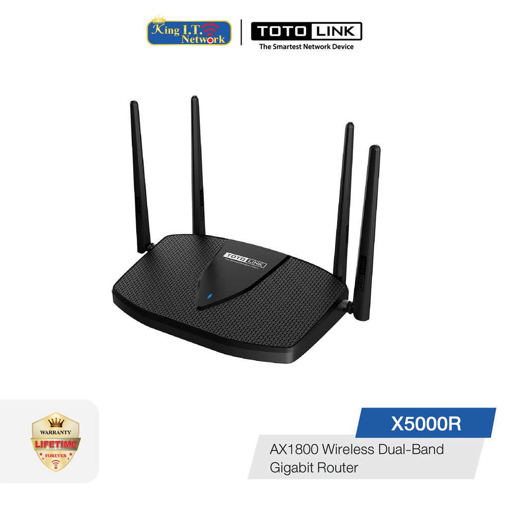 TOTOLINK (X5000R) AX1800 Wireless Dual Band Gigabit Router