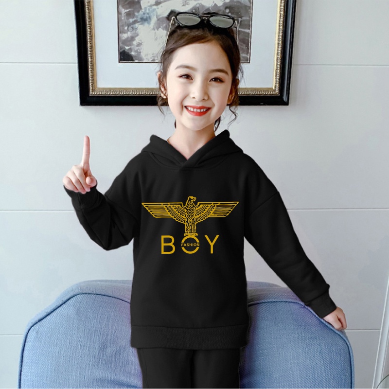 E218เสื้อฮู้ดแขนยาวใส่ได้ทั้งเด็กชายและเด็กหญิง เสื้อแฟชั่นลายการ์ตูนน่ารัก