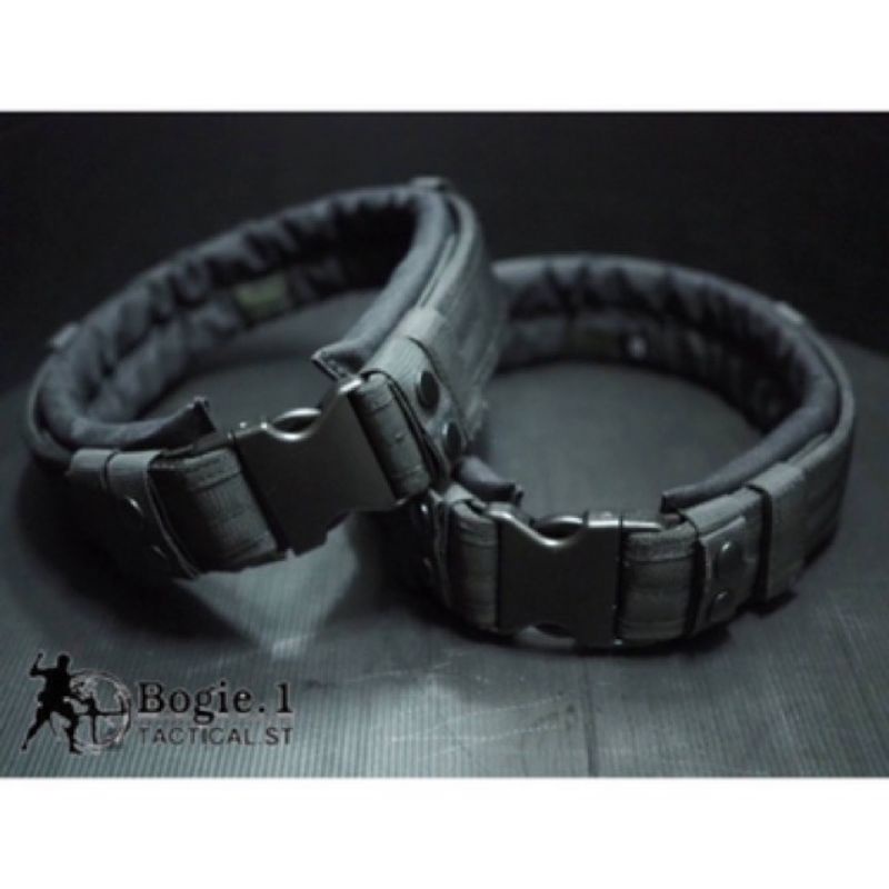 Bogie1เข็มขัดสนามพร้อมแผ่นรองนวมเข็มขัดยุทธวิธีBogie1