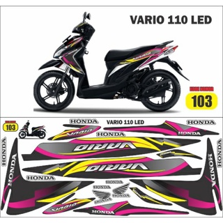 สติกเกอร์ vario 110 fi lis vario led สําหรับติดตกแต่ง