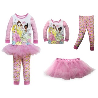 ชุดนอน Disney Princess PJ PALS and Tutu Set for Girls จาก Disneystore อเมริกา ไซส์ 4 และ 5