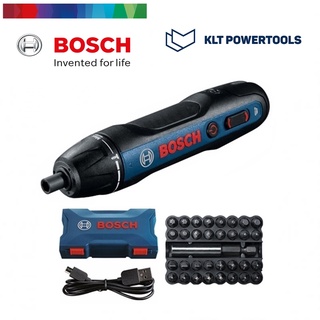 สว่านไขควงไฟฟ้าไร้สาย BoschGO-2.0 Kit พร้อมชุดไขควง 33 ชิ้น