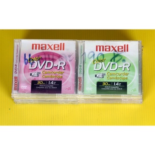 DVD-R Maxell 8cm Mini ขนาด 1.4 GB 30 นาที สำหรับกล้องวีดีโอดีวีดี