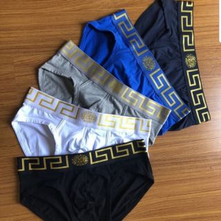 🔥ส่งฟรี 🔥 🔥ส่งฟรี 🔥 กางเกงในชาย Versace Grece Border Brief