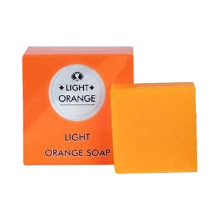 สบู่ไลไวท์ light orange soap(แพคเกตใหม่)