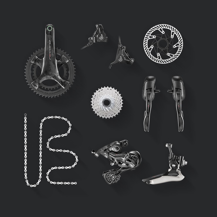 [ผ่อน0%]ชุดขับเคลื่อน Campagnolo Record 12 Speed Disc Brake Groupset ของแท้อิตาลี 100%