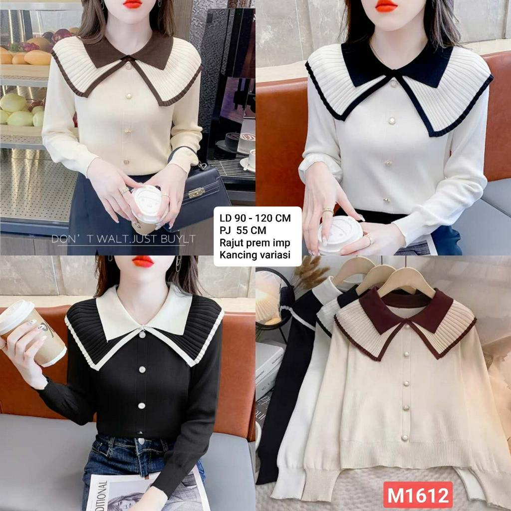JAYASHOP868 - KNIT TOP B1612 KNITWEAR สไตล์เกาหลี