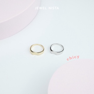 chicy ring แหวนเงินแท้ มินิมอล