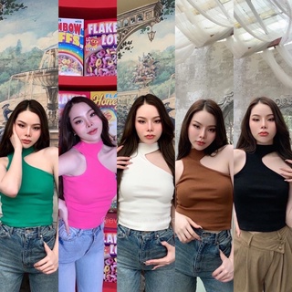 New✨ZR curve crop top🔥(280฿ฟรีส่ง) เสื้อครอปผ้าrib เนื้อร่องหนา งานดีมากๆค้า รุ่นนี้จะเป็น ดีเทลเว้าช่วงไหล่ ดูผอม