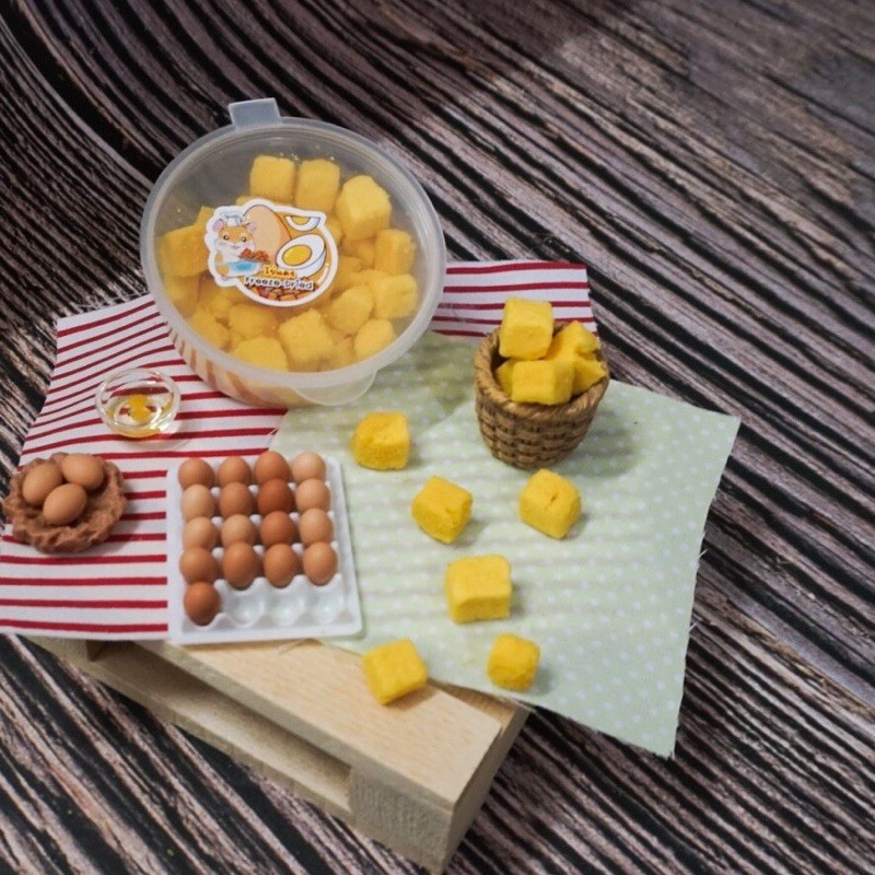 ไข่แดงฟรีดดราย ขนมสัตว์เลี้ยง **สั่งขั้นต่ำ 50**