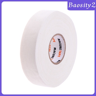 [BAOSITY2] 1 Roll of Black or White Cloth Hockey Stick Tape Pro Quality 1" X 25 Yards