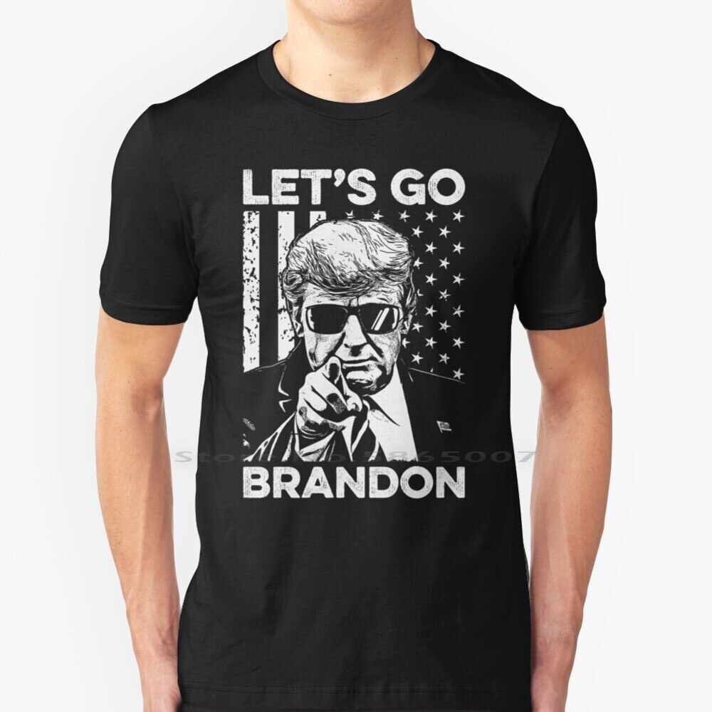 Lets Go Brandon ! ตลก Fjb 2021 Meme กันชน T เสื้อ 100% Cotton Lets Go Brandon Lets Go Brandon Lets G