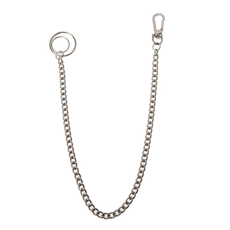 ดาวอังคาร กางเกงยีนส์โซ่เงินกระเป๋าสตางค์โซ่กระเป๋าโซ่เข็มขัดโซ่ฮิปฮอปกางเกงโซ่ - รูปที่ 5