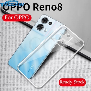 สําหรับ OPPO A77 A57 A96 A76 A36 Reno 8 Pro 7 8 Lite Rnoo 7 Lite Find X5 Lite X5 Pro เคสใส บางเฉียบ นิ่ม TPU เคสโทรศัพท์