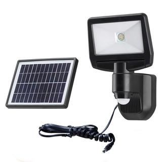 Exterior wall lights SOLAR FLOODLIGHT RIN 216131004 BLACK External lamp Light bulb ไฟผนังภายนอก ไฟติดผนัง SOLAR RIN 2161