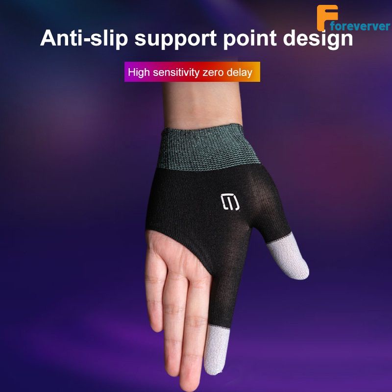 [พร้อมส่ง] ถุงมือเล่นเกมมือถือ หน้าจอสัมผัส กันเหงื่อ ระบายอากาศ กันลื่น Fore