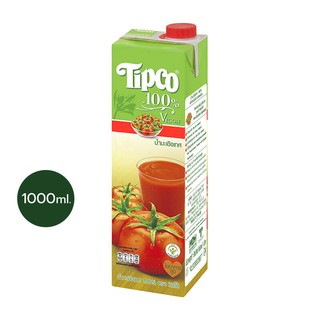 TIPCO น้ำมะเขือเทศ Tomato Juice 100% ขนาด 1000 มล.