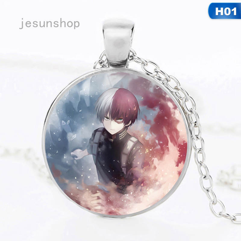 JV อะนิเมะ Boku No My Hero Academia สร้อยคอจี้สาวอะนิเมะเครื่องประดับคอสเพลย์