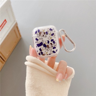 【Case Home】เคสหูฟัง แบบแข็ง แบบใส ลาย Tahini สําหรับ Airpods 1 2 Pro