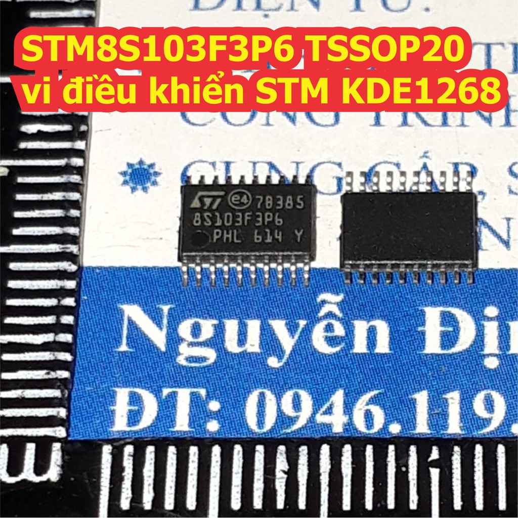 STM8S103F3P6 8S103F3P6 TSSOP20 ไมโครคอนโทรลเลอร์ MCU STM KDE1268