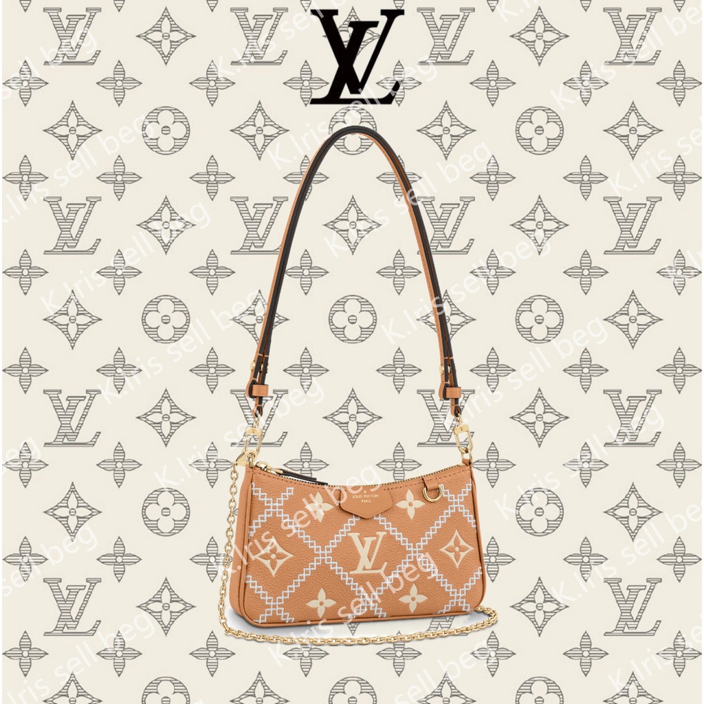 Louis Vuitton/ LV/ EASY POUCH ON STRAP 4 กระเป๋าถือ/ กระเป๋าสะพายข้าง