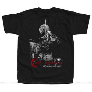 ขายดี เสื้อยืดคลาสสิก ลาย Castlevania Symphony Of The Night Alucard สีดํา GCghph88AHibjm60