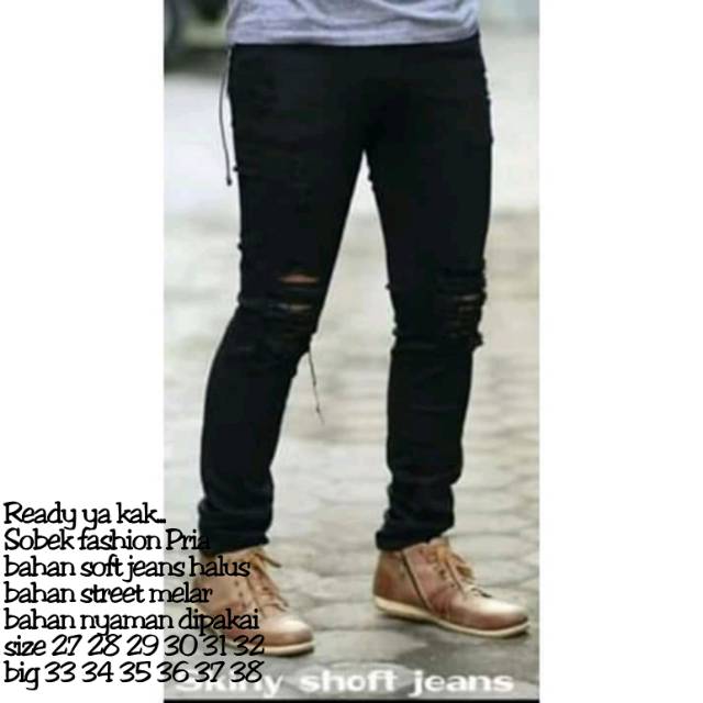 [CAN Pay ON THE PLACE] Men& 39;s Skinny Ripped Jeans ยืด แน่น ใส่สบาย - Best Selling Men& 39;s Rippe