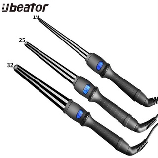 Ubeator เครื่องดัดผมไฟฟ้า เซรามิค ทรงกรวย หน้าจอ LCD ลายดอกไม้