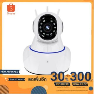 กล้องวงจรปิด ดูภาพผ่านมือถือฟรี! ความละเอียด 2.2Mp Full HD 1080p Wifi / Wirless IP camera