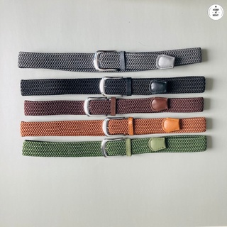 &lt;ร้าน Hobby at night&gt; เข็มขัดยางยืดผู้ชาย Braided elastic men belt