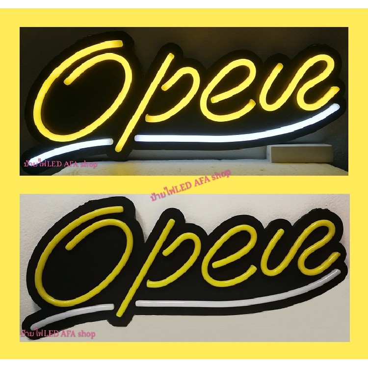 ป้ายไฟLED OPEN ป้ายไฟLED OPEN WELCOME