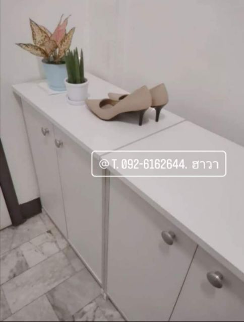 ราคาถูก Hawa 90 Furniture ตู้รองเท้า​ 3​ ชั้น​ 30*60*67 (เลือกสีได้)