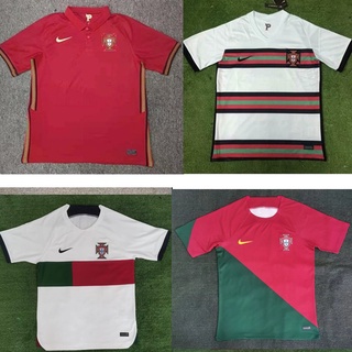 เสื้อกีฬาแขนสั้น ลายทีมชาติฟุตบอล Portugal 20 21 European Cup ชุดเหย้า 22 23 ชุดเหย้า