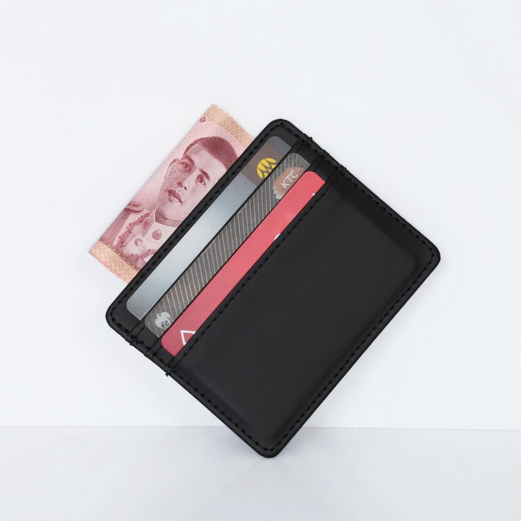 🔥มีส่งด่วน🔥ส่งจากไทย กระเป๋าใส่บัตร 4ช่อง มีช่องใส่เงิน Card Holder กระเป๋าใบเล็ก พกสะดวก#01