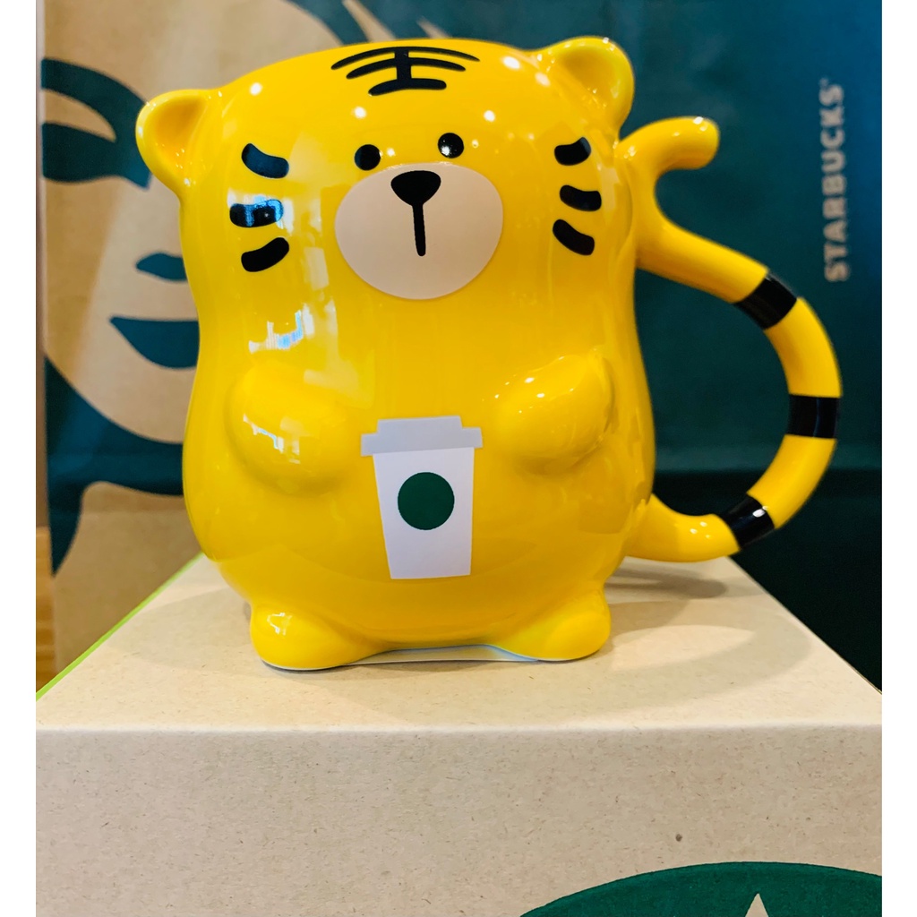 ☕️พร้อมส่ง☕️ Starbucks Mug แก้วสตาร์บัคส์ Baby Tiger 10 oz.