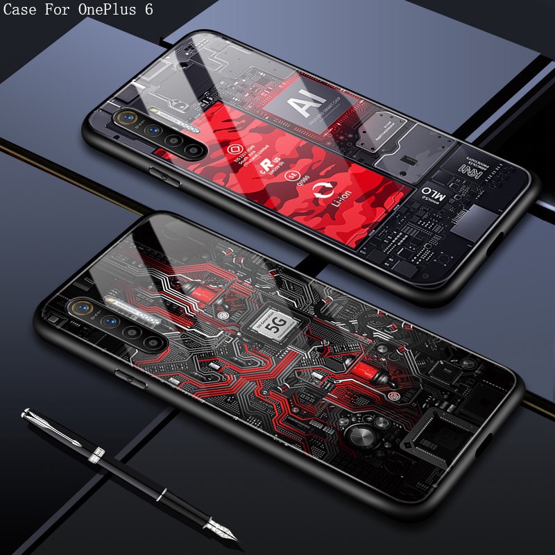 OnePlus 10 7 6T One 7T Pro Plus สำหรับ Case Technology Circuit Board Explorer เคสโทรศัพท์