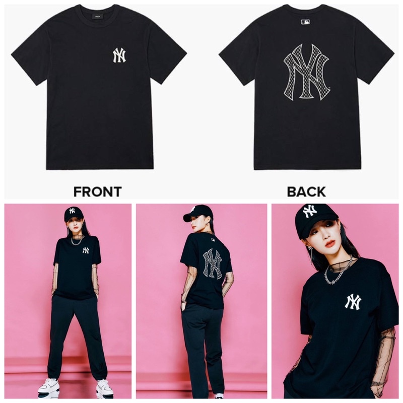 MLB New York Yankees Monogram All over Overfit Short Sleeve T-shirt (B –  The Factory KL