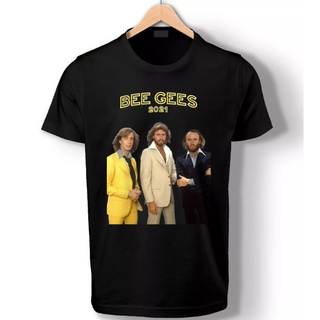 tshirtเสื้อยืดคอกลมฤดูร้อนหายาก! เสื้อยืด ลาย Bee Gees สีดํา สําหรับผู้ชาย และผู้หญิง ไซซ์ S - 4Xl Li 292 2021Sto4XL