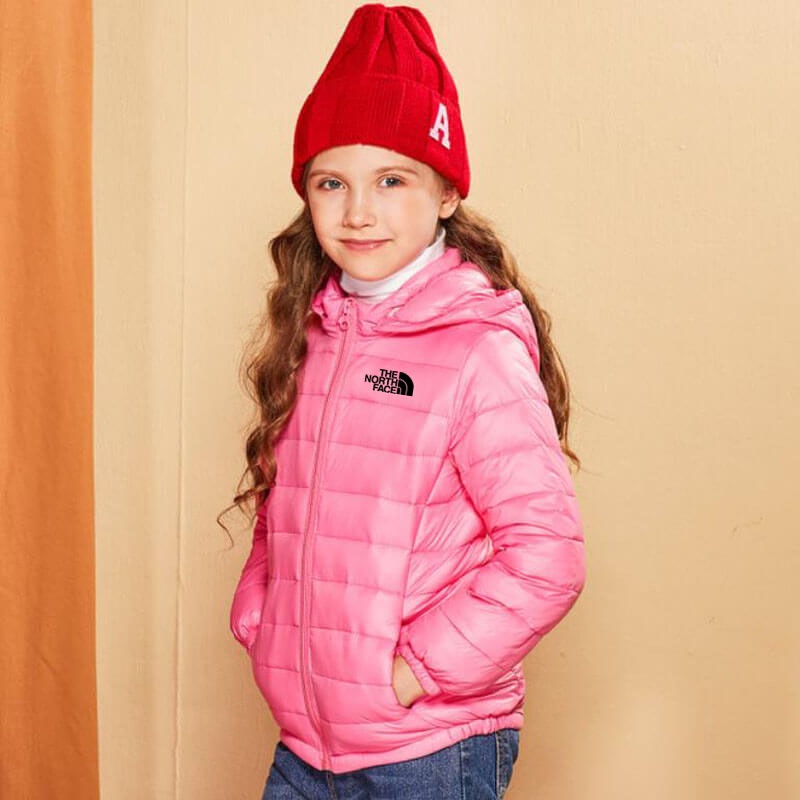 ฤดูใบไม้ร่วงฤดูหนาว North Face Hooded Outerwear เสื้อผ้าเด็กลงเสื้อแจ็คเก็ตสําหรับสาวสี Candy Warm เด็กลงเสื้อสําหรับชาย 2-16 ปี 6562a