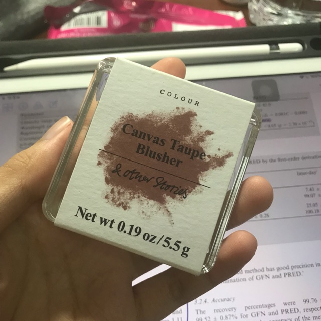 &other stories blusher #Canvas taupe