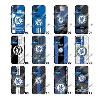 CHELSEA เชลซี เคสสกรีน OPPO A15 2020 A16 A54 4G A55 5G ลายฟุตบอลเชลซี