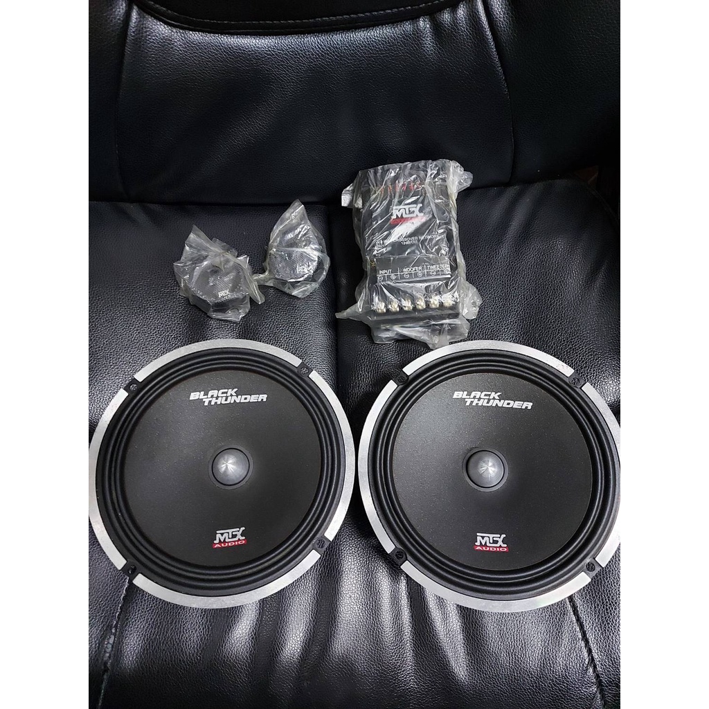 ลำโพงแยกชิ้น 2 ทาง 6 1/2″  MTX Black Thunder BLK 625 สายพันธุ์อเมริการุ่นใหญ่ ครอสส์โอเวอร์เลือกเสีย